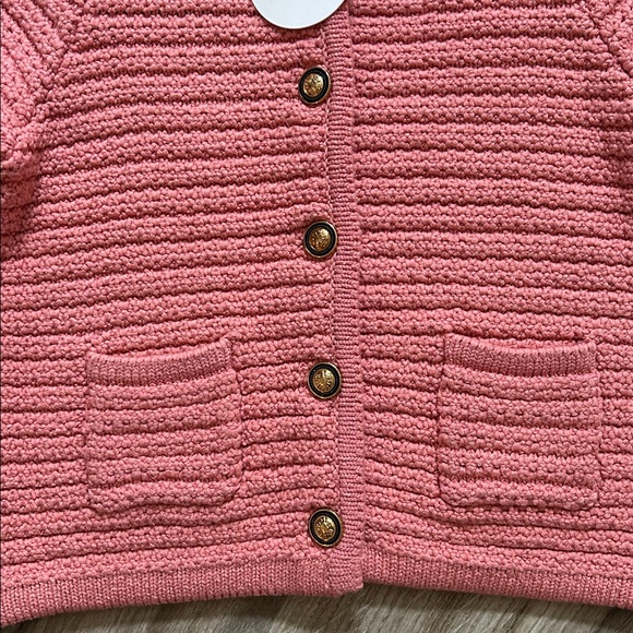 Storia Pink Textured Cardigan size small NWT - Picture 2 of 8
